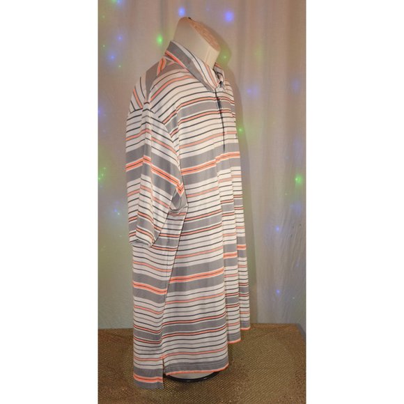 Under Armour Heatgear Loose Striped Polo size XL - Picture 3 of 9